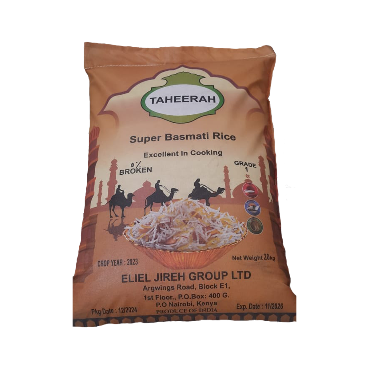 Eliel Basmati Rice 50kg